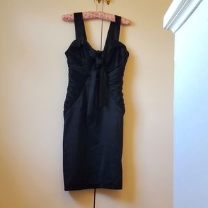 Betsy Johnson Vintage Black Silk Jersey Dress